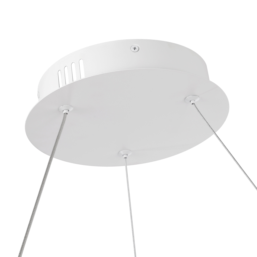 Brilagi - LED-люстра з регулюванням яскравості на тросі TWISTER LED/48W/230V 3000-6000K діаметр 50 см біла + пульт дистанційного керування