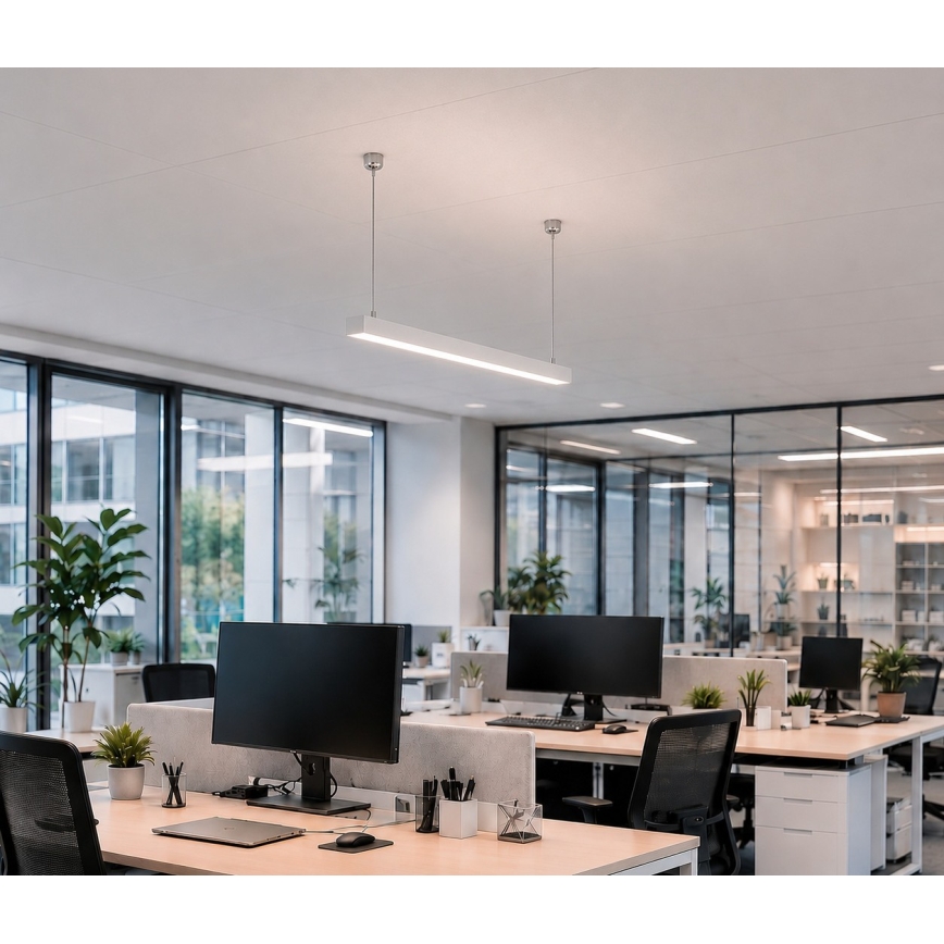 Brilagi - LED підвісний світильник FULLDAY LED/10/15/20W/230V 2700/4000/6000K 60 см білий