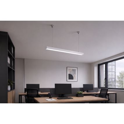 Brilagi - LED підвісний світильник FULLDAY LED/20/30/40W/230V 2700/4000/6000K 120 cm білий