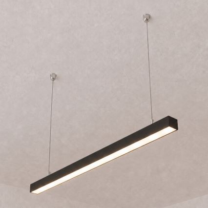 Brilagi - підвісний світильник FULLDAY LED/20/30/40W/230V 2700/4000/6000K 120 см чорний