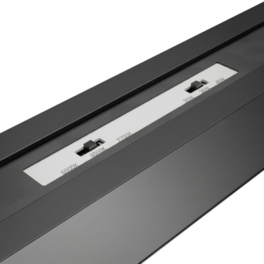 Brilagi - підвісний світильник FULLDAY LED/20/30/40W/230V 2700/4000/6000K 120 см чорний
