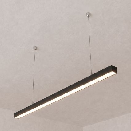 Brilagi - LED підвісний світильник FULLDAY LED/30/40/50W/230V 2700/4000/6000K 150 см чорний