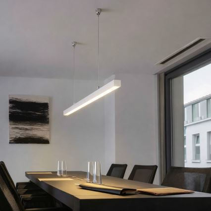 Brilagi - LED Підвісний світильник FULLDAY LED/30/40/50W/230V 2700/4000/6000K 150 cm білий