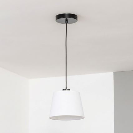 Brilagi - LED підвісний світильник на тросі CERIA 1xE27/40W/230V діаметр 20,5 см білий