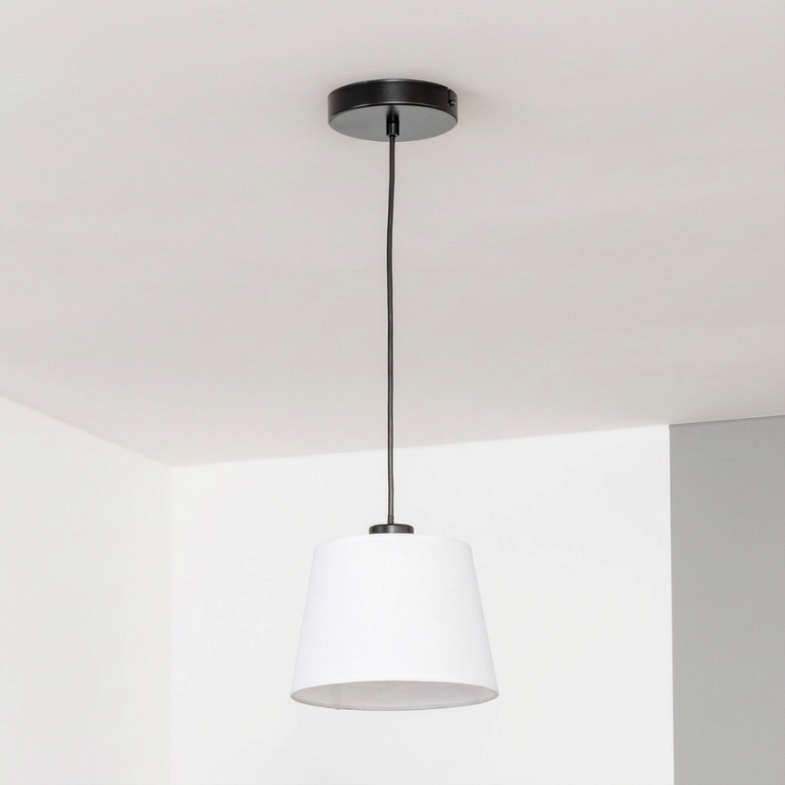 Brilagi - LED підвісний світильник на тросі CERIA 1xE27/40W/230V діаметр 20,5 см білий