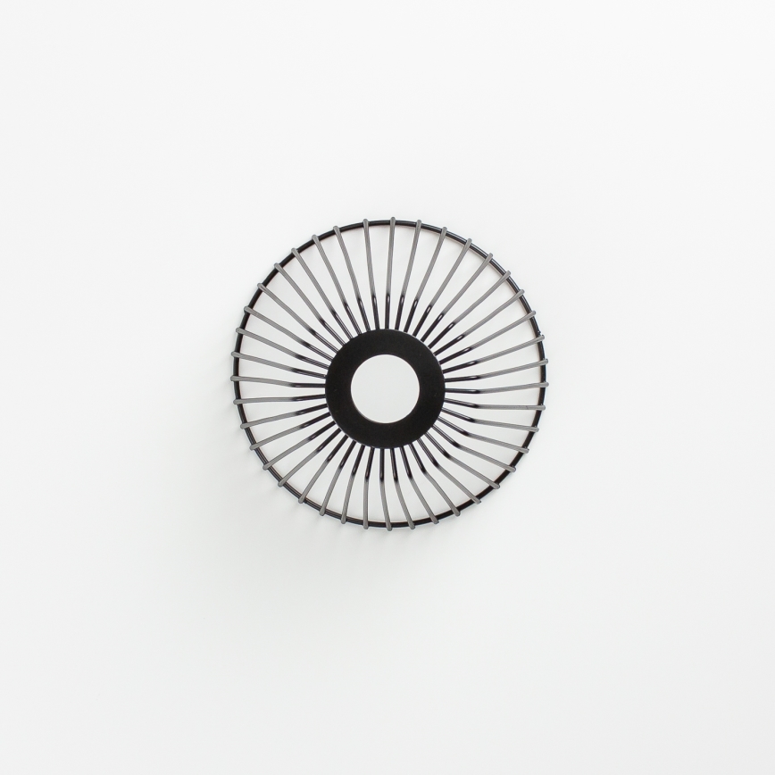 Brilagi - LED-підвісний світильник на тросі CERIA WIRE 1xE27/40W/230V, діаметр 21 см, чорний