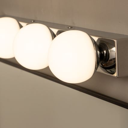 Brilagi - LED-подсветка зеркала для ванной HOLLYWOOD 4xLED/3W/230V 53 cm IP44 глянцевый хром