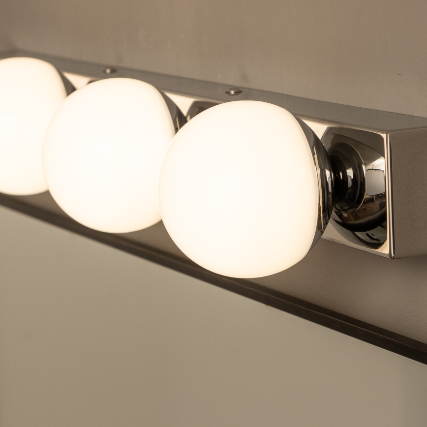 Brilagi - LED-подсветка зеркала для ванной HOLLYWOOD 4xLED/3W/230V 53 cm IP44 глянцевый хром