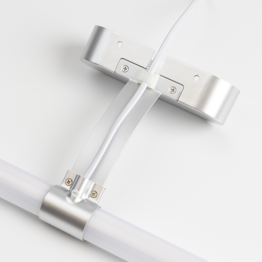 Brilagi - LED-подсветка зеркала для ванной 2 в 1 TUBEO LED/8Вт/230В 60 см IP44 серебристая