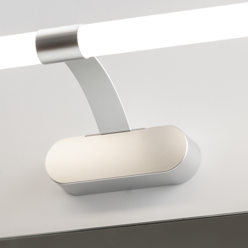 Brilagi - LED-подсветка зеркала для ванной 2 в 1 TUBEO LED/8Вт/230В 60 см IP44 серебристая