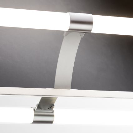 Brilagi - LED-подсветка зеркала для ванной 2 в 1 TUBEO LED/8Вт/230В 60 см IP44 серебристая