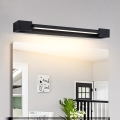 Brilagi - LED-подсветка для зеркала в ванной AQUA LINE, 12 Вт/230 В, 45 см, IP44, чёрная