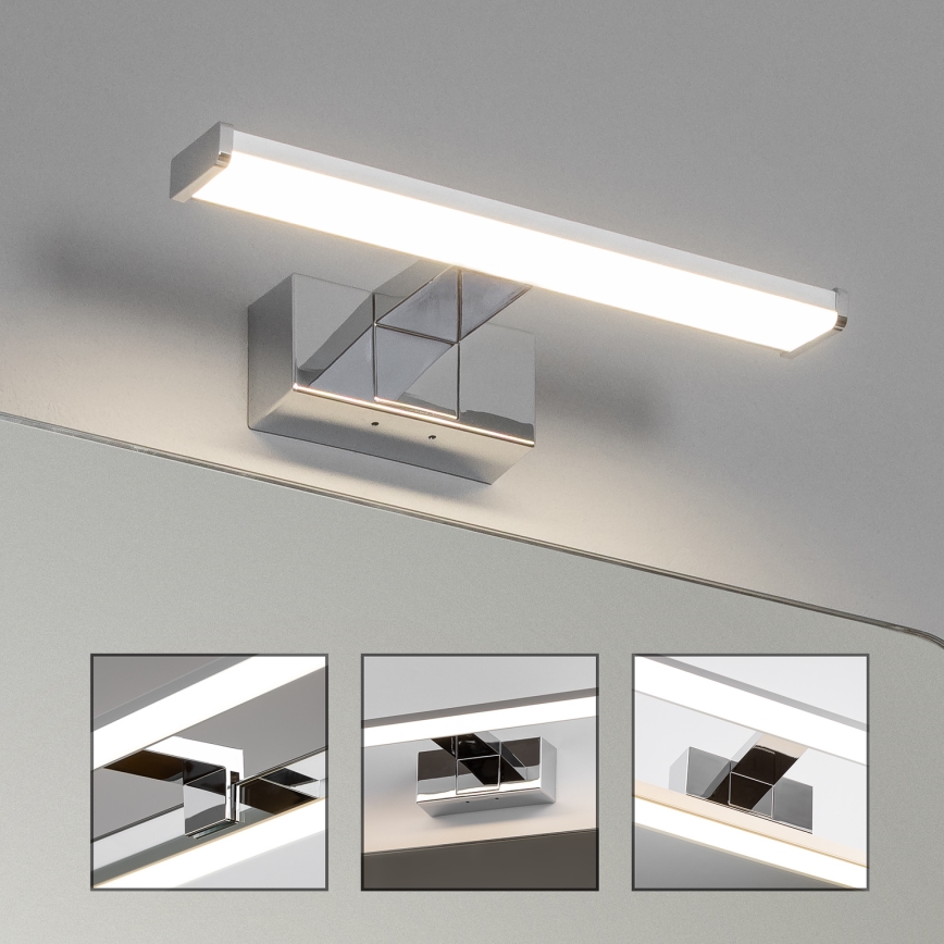 Brilagi - LED-подсветка зеркала для ванной 3 в 1 VESTRA LED/6 Вт/230 В 30 см IP44 глянцевый хром