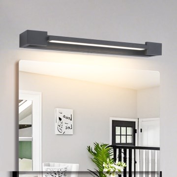 Brilagi - LED-подсветка зеркала для ванной AQUA LINE LED/12W/230V 45 cm IP44 антрацит