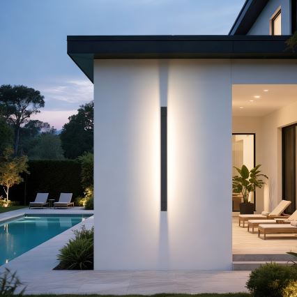 Brilagi - LED-подсветка для зеркала AQUA LINE LED/36W/230V 120 см IP44 антрацит CRI 90