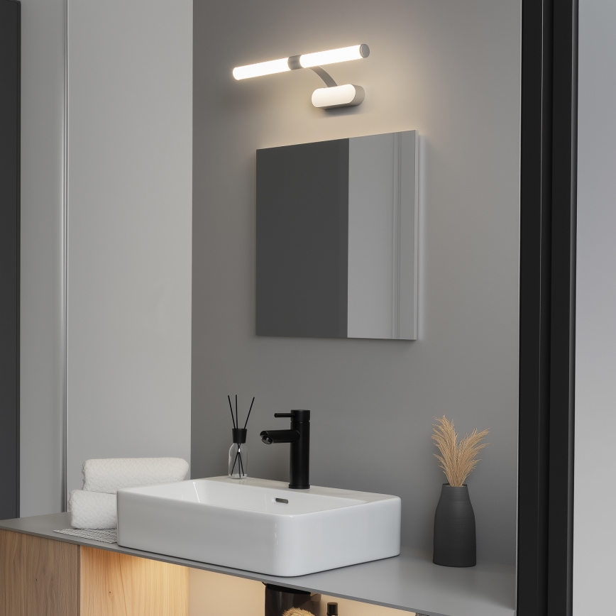 Brilagi - LED-светильник для зеркала в ванной 2 в 1 TUBEO LED/6W/230V 40 cm IP44 серебристый