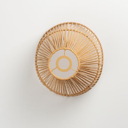 Brilagi - LED-подвесная люстра CERIA BOHO на тросе 1xE27/40W/230V, диаметр 30 см, коричневая