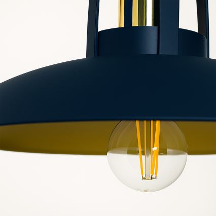 Brilagi - LED Подвесная люстра FLAMENGO 1xE27/60W/230V синий