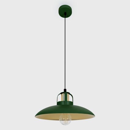 Brilagi - LED Подвесная люстра FLAMENGO 1xE27/60W/230V зеленый