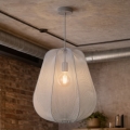 Brilagi - LED-подвесная люстра на тросе ARVEN 1xE27/8W/230V, диаметр 37 см, серый