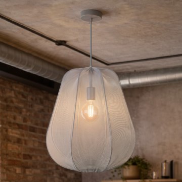 Brilagi - LED-подвесная люстра на тросе ARVEN 1xE27/8W/230V, диаметр 37 см, серый