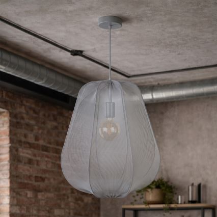 Brilagi - LED-подвесная люстра на тросе ARVEN 1xE27/8W/230V, диаметр 37 см, серый