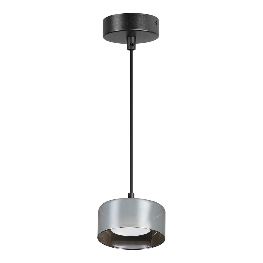 Brilagi - LED Подвесная люстра на тросе AURA LUX 1xGX53/30W/230V черный/дымчатый