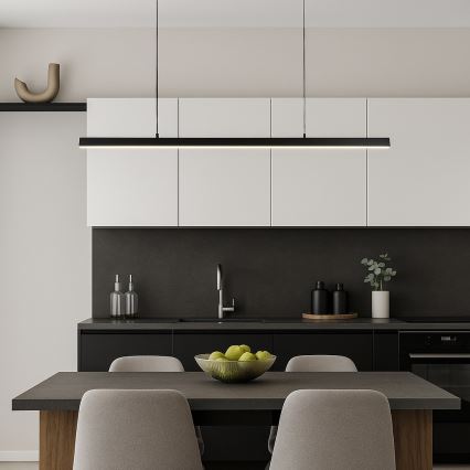 Brilagi - LED-подвесная люстра на тросе AXIS LED/30W/230V 120 cm черная