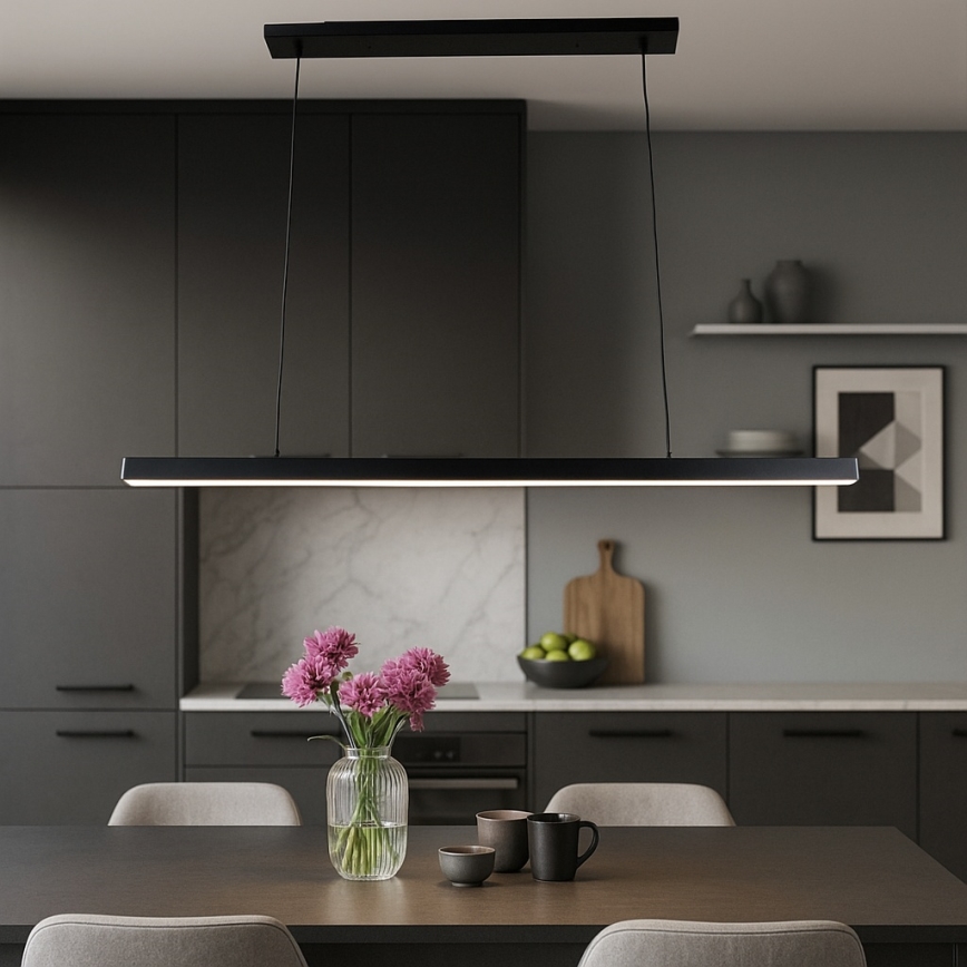 Brilagi - LED-подвесная люстра на тросе AXIS LED/30W/230V 120 cm черная