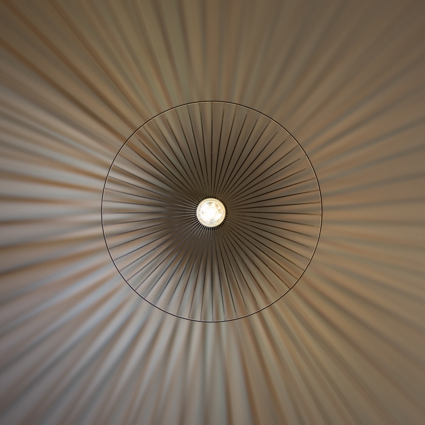 Brilagi - LED-подвесная люстра на тросе CERIA WIRE 1xE27/40W/230V Ø 60 см черная