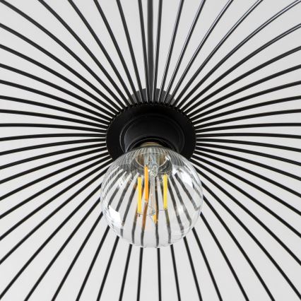 Brilagi - LED-подвесная люстра на тросе CERIA WIRE 1xE27/40W/230V Ø 60 см черная