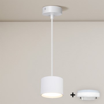 BRILAGI - LED Подвесная люстра на тросе STRIPY 1xGX53/15W/230V pr. 82 mm белая