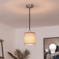 Brilagi - LED подвесной светильник на шнуре NUBILA 1xE27/60W/230V диам. 14 см, чёрный/коричневый