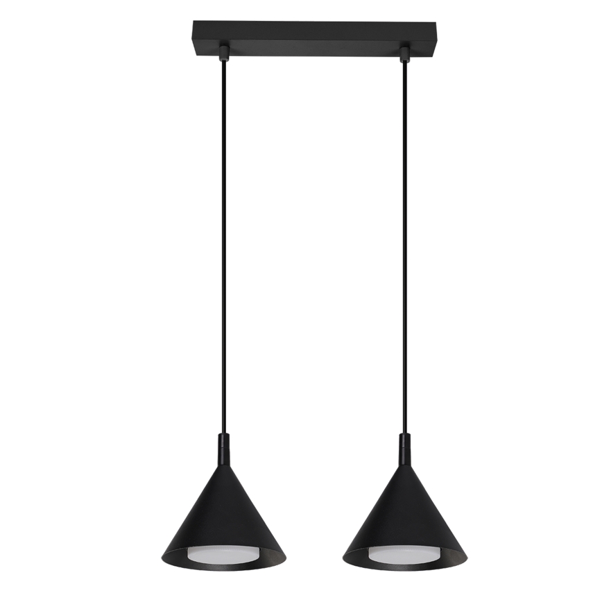 BRILAGI - LED Подвесной светильник на тросе CONE DOUBLE 2xGX53/15W/230V черный