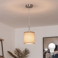 Brilagi - LED-подвесной светильник на тросе NUBILA 1xE27/60W/230V, диаметр 14 см, коричневый