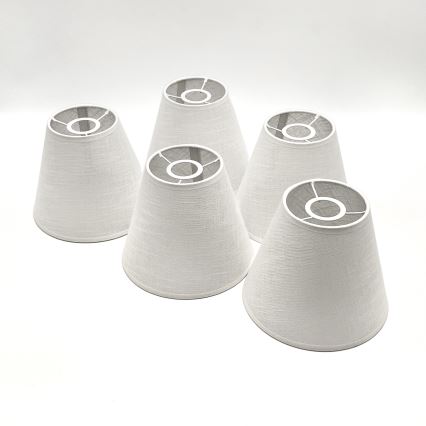 Brilagi - Светодиодная накладная люстра ANTHONY 5xE14/40W/230V дуб орех/белый