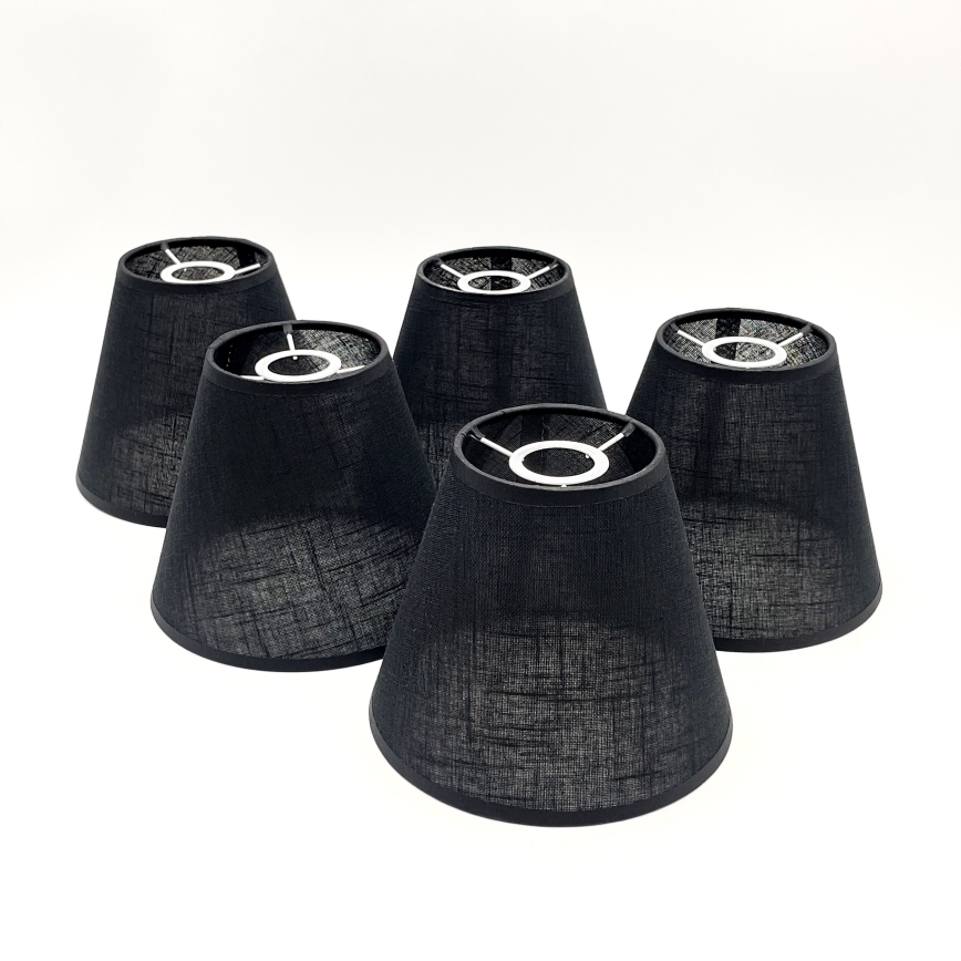 Brilagi - Светодиодная накладная люстра ANTHONY 5xE14/40W/230V дуб орех/черный