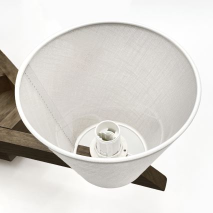 Brilagi - Светодиодная накладная люстра ANTHONY 5xE14/40W/230V дуб орех