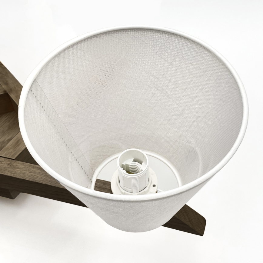 Brilagi - Светодиодная накладная люстра ANTHONY 5xE14/40W/230V дуб орех