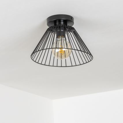 Brilagi - LED-потолочная накладная люстра CERIA WIRE 1xE27/40W/230V Ø 30 см черный