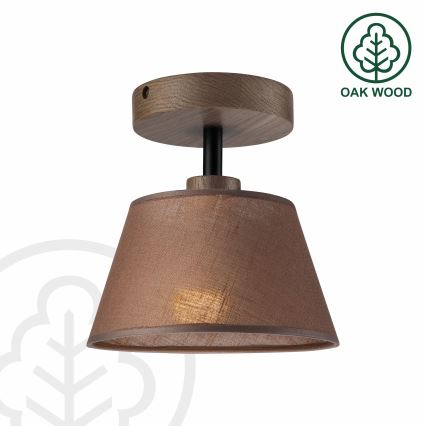 Brilagi - Светодиодная накладная люстра ANTHONY 1xE14/60W/230V дуб орех/коричневый