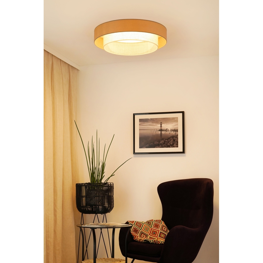 Brilagi - Светодиодный потолочный светильник ARIZONA BOHO LED/26W/230V диаметр 60 см бежевый