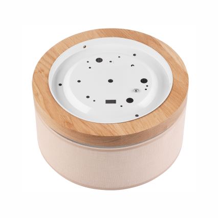 Brilagi - LED Потолочный светильник BELLADONNA 1xE27/15W/230V диаметр 30 см бежевый/дуб