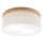 Brilagi - LED Потолочный светильник BELLADONNA 2xE27/15W/230V диаметр 40 см кремовый/дуб