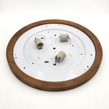 Brilagi - LED Потолочный светильник BELLADONNA 3xE27/15W/230V диаметр 50 см белый/дуб вишня