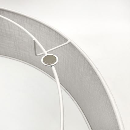 Brilagi - Светодиодный потолочный светильник BELLADONNA 3xE27/15W/230V диаметр 50 см белый/дуб орех