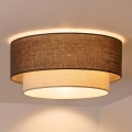Brilagi - LED потолочный светильник BOHO ECO 1xE27/10W/230V, диаметр 40 см, коричневый/кремовый