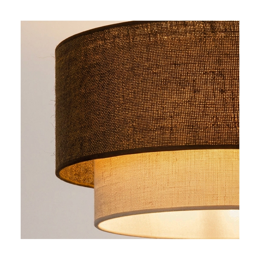 Brilagi - LED потолочный светильник BOHO ECO 1xE27/10W/230V, диаметр 40 см, коричневый/кремовый