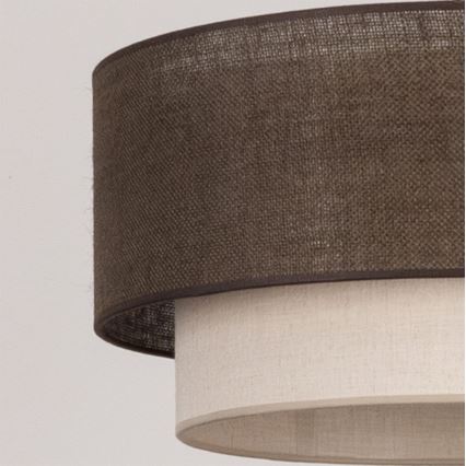 Brilagi - LED потолочный светильник BOHO ECO 1xE27/10W/230V, диаметр 40 см, коричневый/кремовый