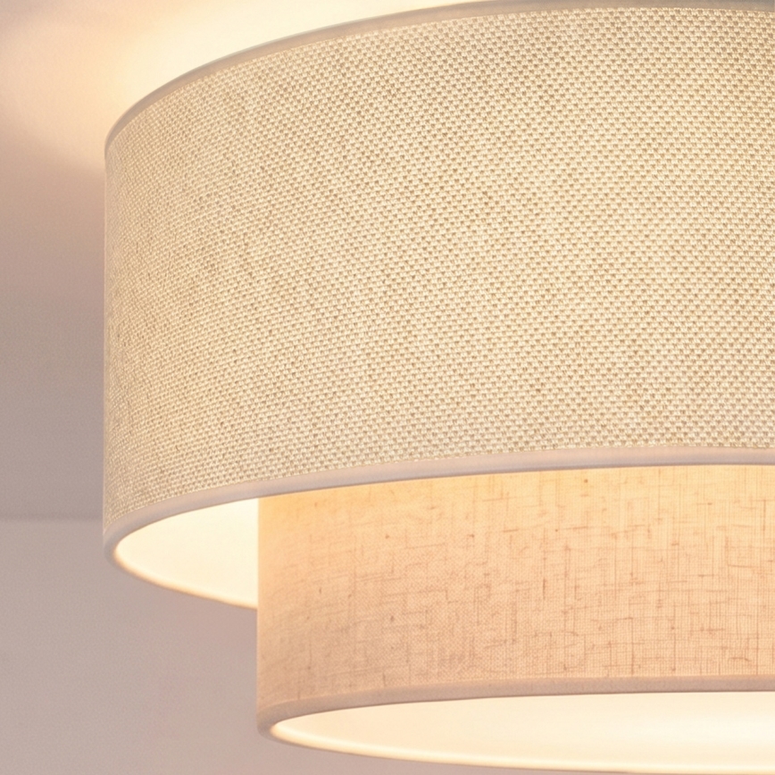 Brilagi - LED-потолочный светильник BOHO ECO 1xE27/10W/230V диаметр 40 см кремовый